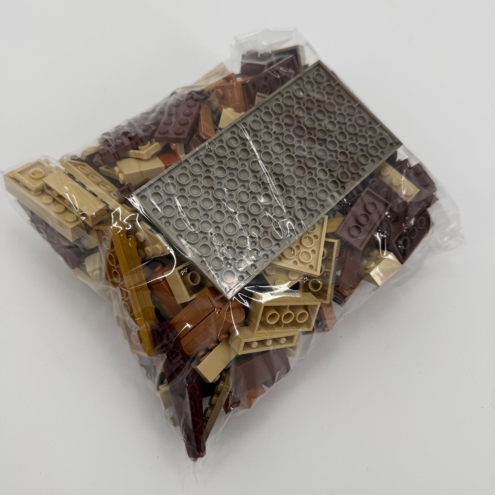 Lego Bulk Lot Color Sorted Brown Tan Mix 1 Pound Pieces Parts Bricks 2078